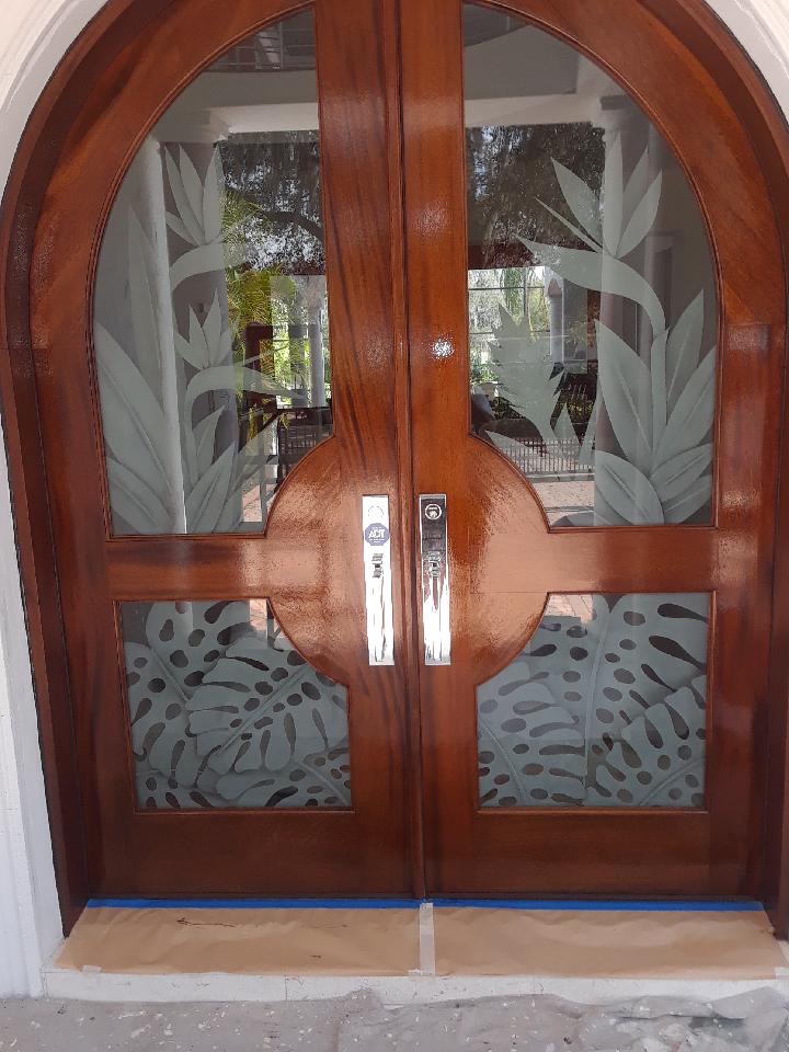 Quality door finish