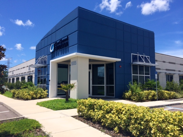 Corporate office building exterior